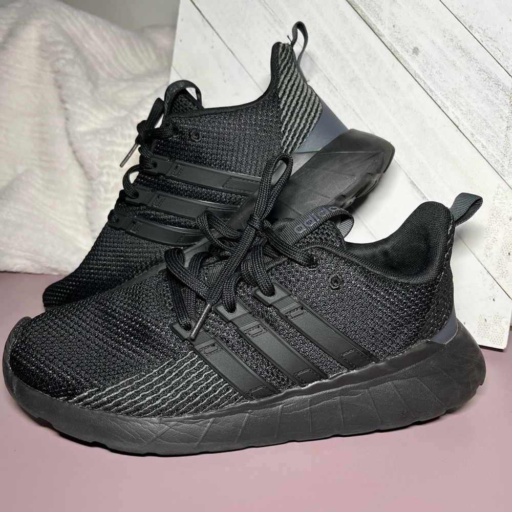 Black adidas sneakers